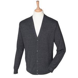 Henbury HB722 - Cardigan à boutons en V Homme