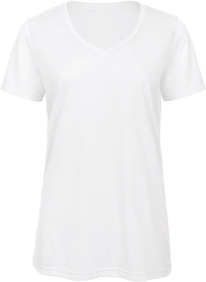 B&C CGTW058 - T-shirt Triblend col V Femme