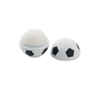GiftRetail MO2213 - BALL Baume à lèvres ballon Blanc/Noir